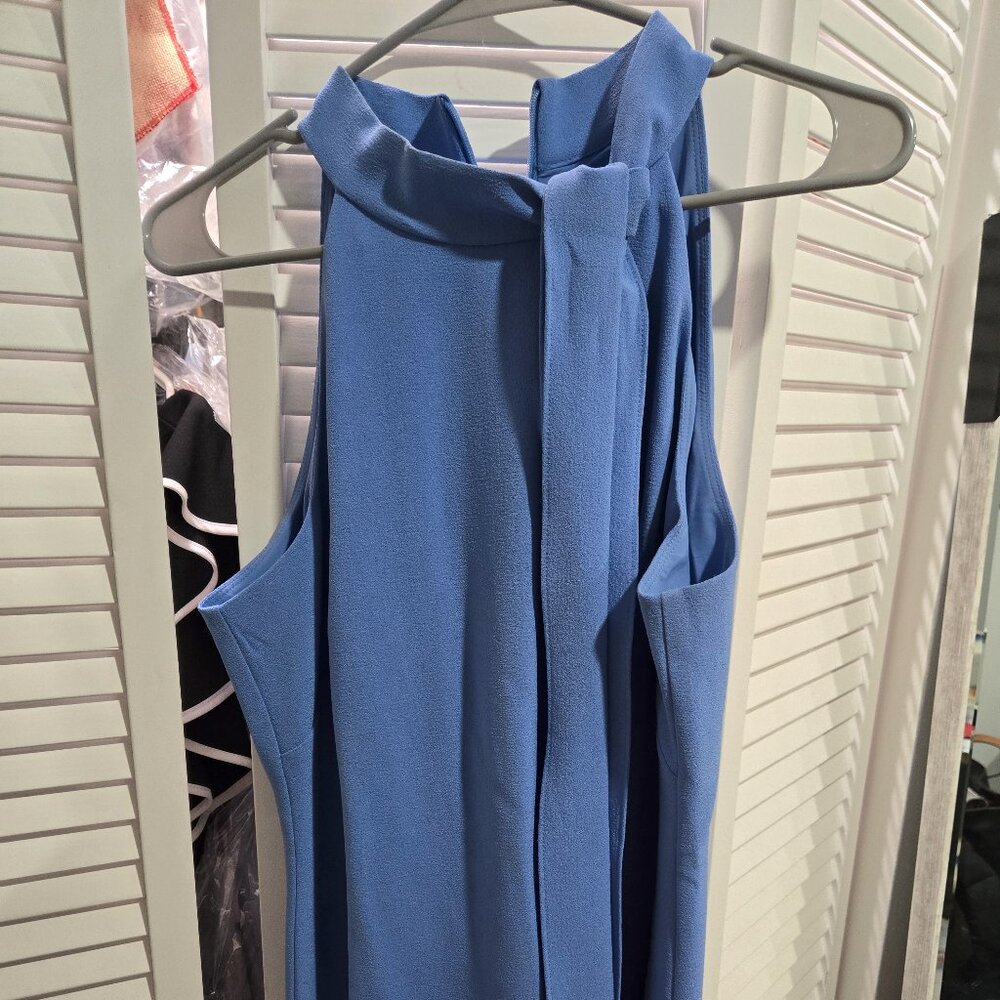 Large blue dress